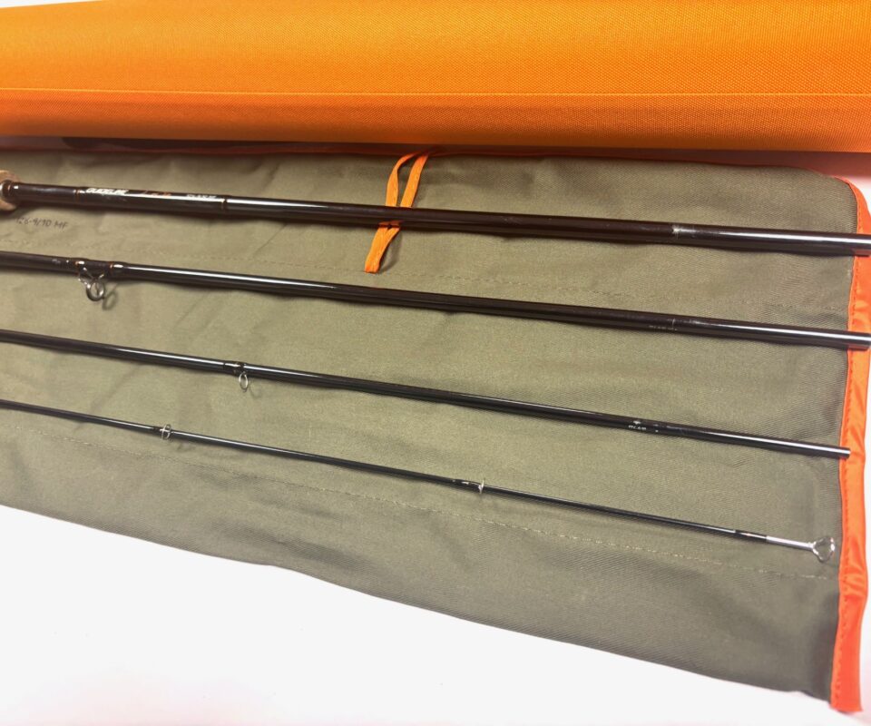 Guide-Line Le Cie 12’ 6” four piece graphite salmon fly rod, Spey, line rate #9/1 MF