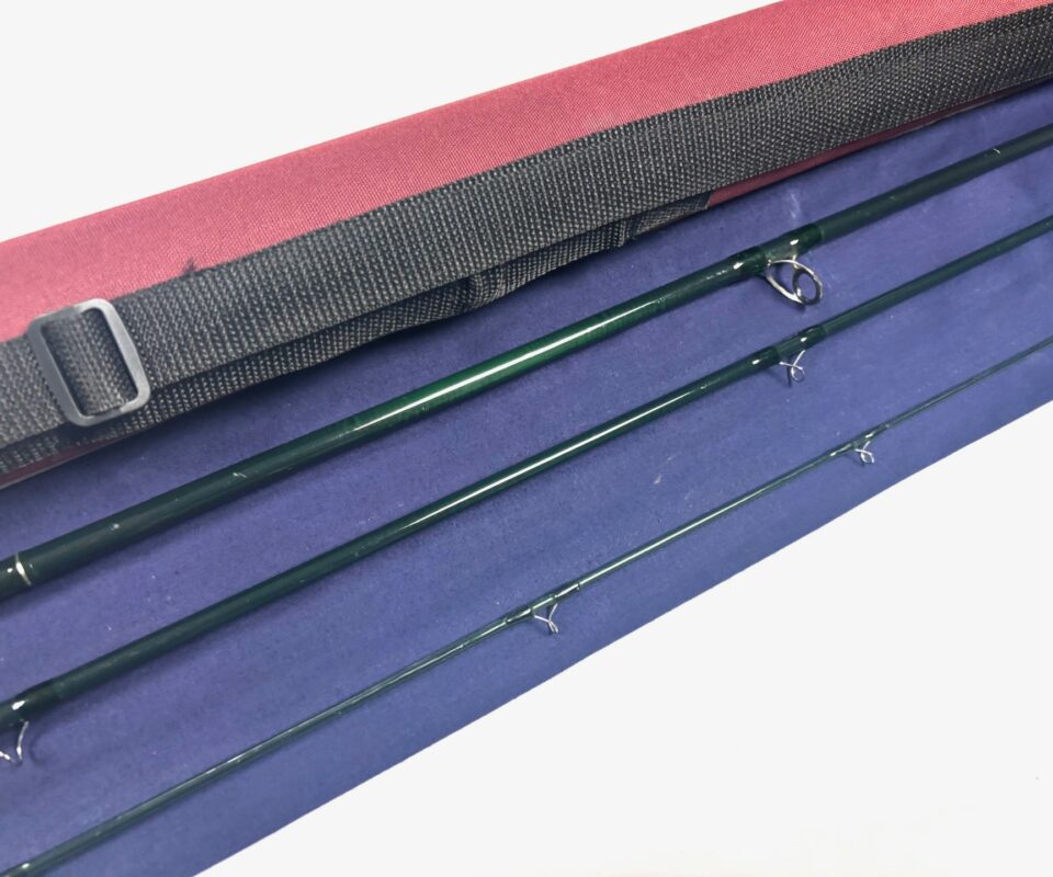 Hardy Gem 10′ 3 piece trout fly rod line #7 with bag and case