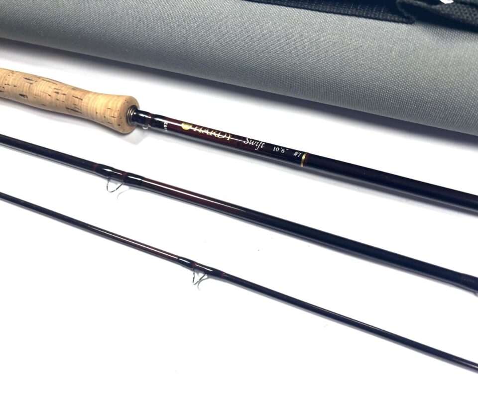 Hardy Swift 10’ 6″ 3 piece carbon trout fly rod #7 in Hardy Cordura tube