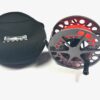Lamson Litespeed 4.5 Hard Alox salmon fly reel with black neoprene pouch