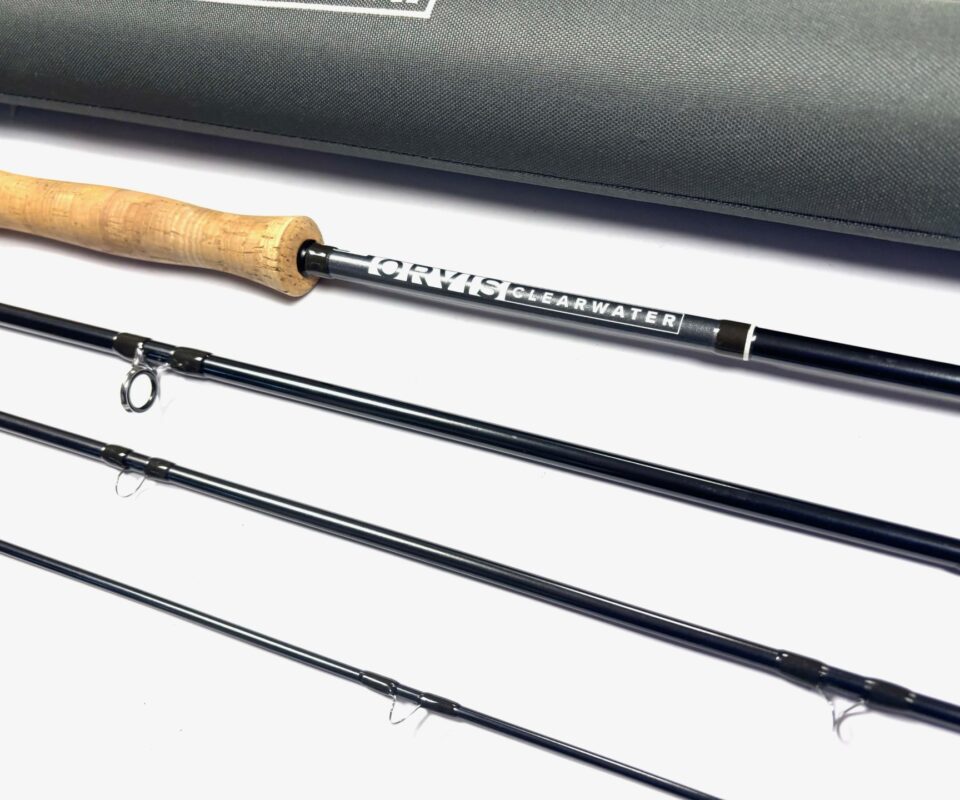 Orvis Clearwater 10′ rod line #7 with case super condition