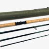 Sonic SK3 Three Piece Salmon Fly Rod 15' Line #10/11 With Bag And Case