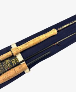 Hardy Richard Walker Farnborough 9′ two piece #7/8 carbon trout fly rod with bag