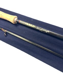 Hardy Richard Walker Farnborough 9′ two piece #7/8 carbon trout fly rod with bag