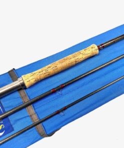 Greys Northumbrain 10′ 6" three piece carbon trout fly rod #7/8 with blue bag