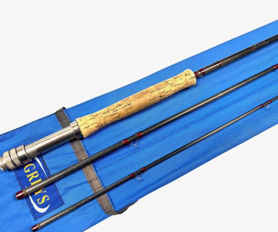 Greys Northumbrain 10′ 6" three piece carbon trout fly rod #7/8 with blue bag