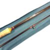 Fibatube Alnwick Spinning 1 1/4oz vintage glassfibre rod, 8&rsquo; 6&rdquo; 2 piece bass salmon pike and carp fishing