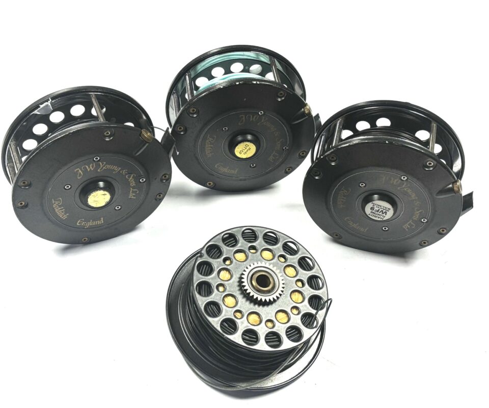Trio Of JW Youngs Salmon Reels 1500 Series