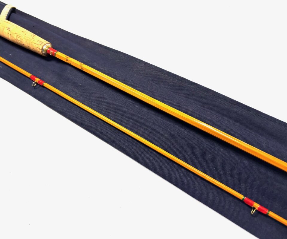 Hardy The Palakona 8' 2 piece split cane trout fly rod #7 fine with bag