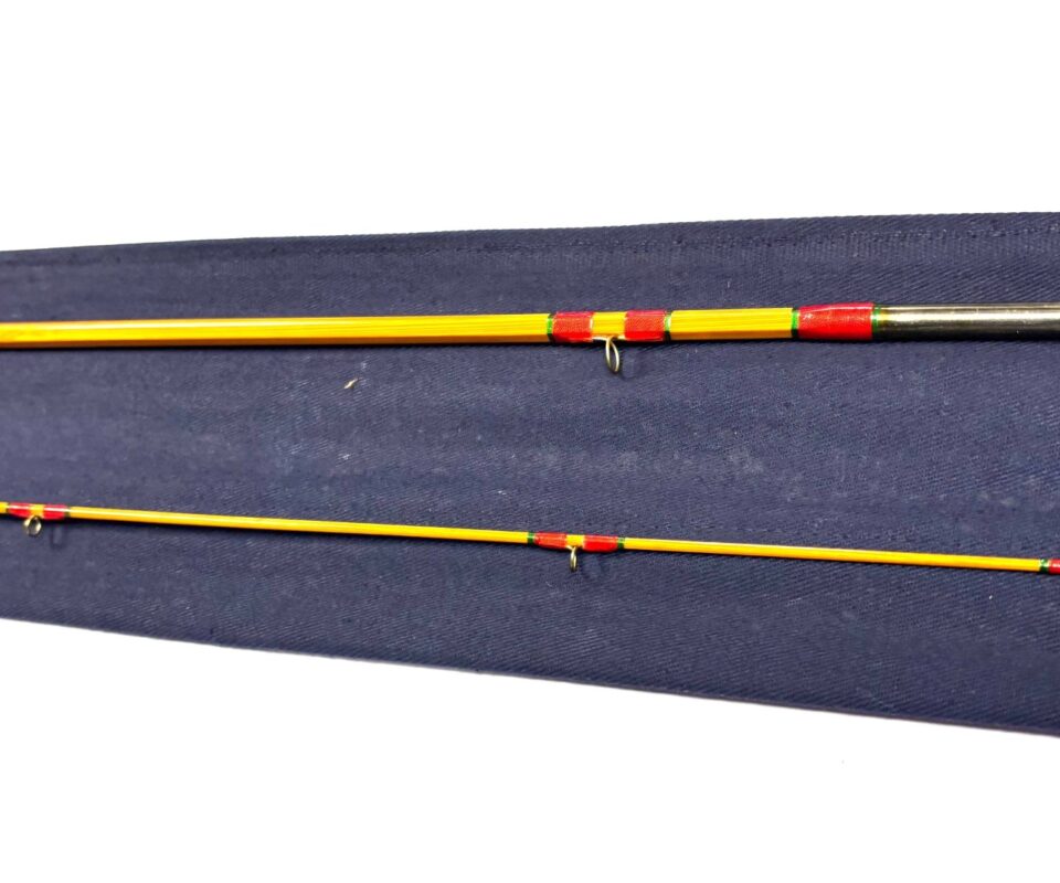 Hardy The Palakona 8' 2 piece split cane trout fly rod #7 fine with bag
