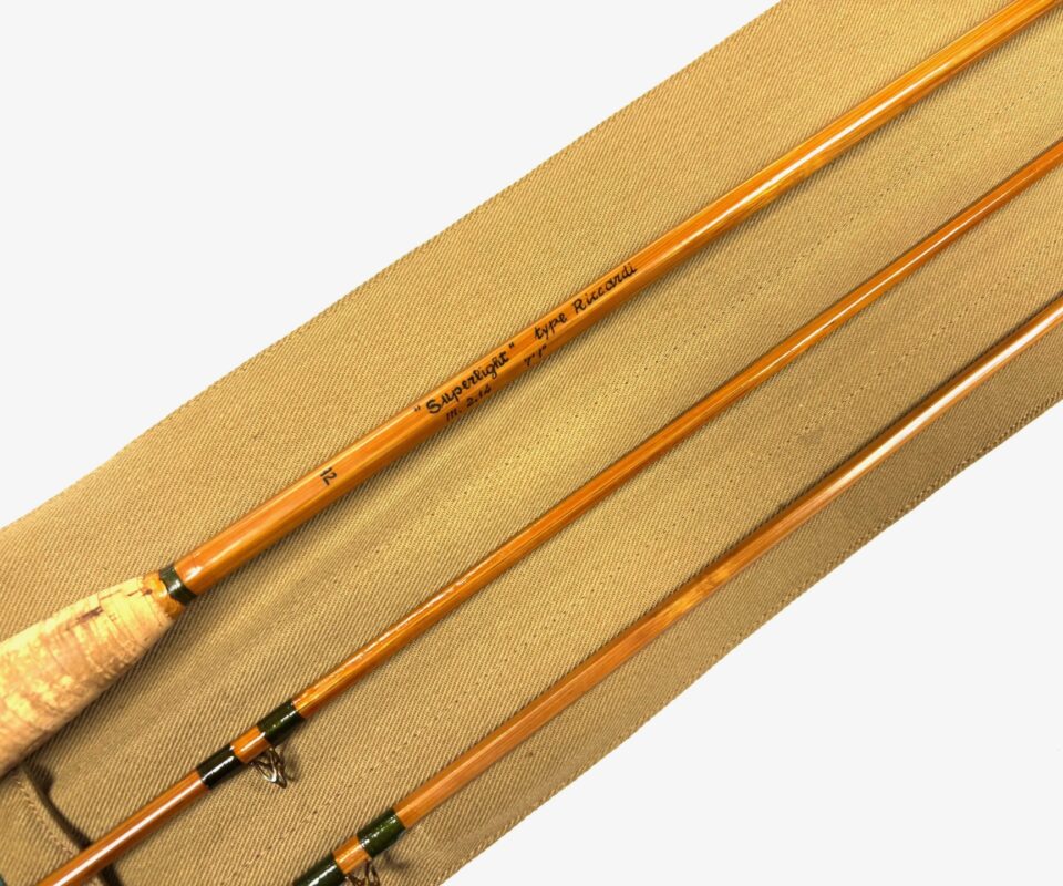 Walter Brunner Of Austria 'Superlight Type Riccardi' 7' 1" Brook Trout Fly Rod EX RARE