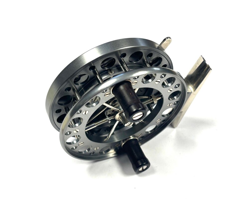 Chris Lythe 3.5" Scotton Trotter #2 Double Vented Centrepin Reel Unused MINT