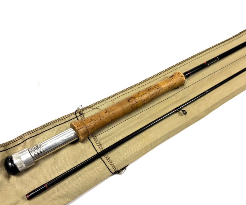 McHardys Carlisle 9' 6″ Carbon Fibre two piece trout fly rod line Est #4/6 with bag