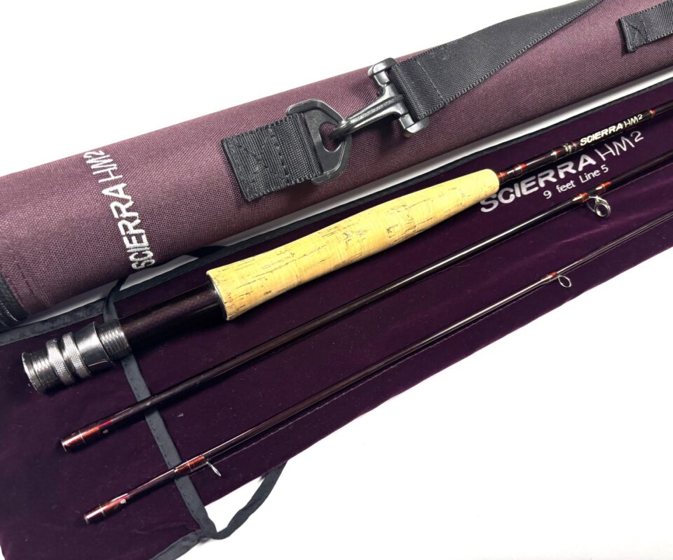 Scierra HM2 9' Three Piece Line #4 Trout Fly Rod With Bag & Case