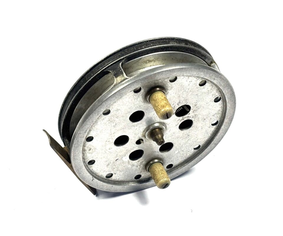 Allcock’s of Redditch Perfection 'Flick em' 4 1/8” alloy trotting reel