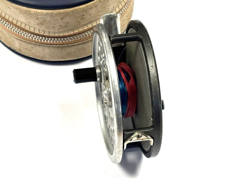 Alternative view of Hardy Marquis #7 trout fly reel with case