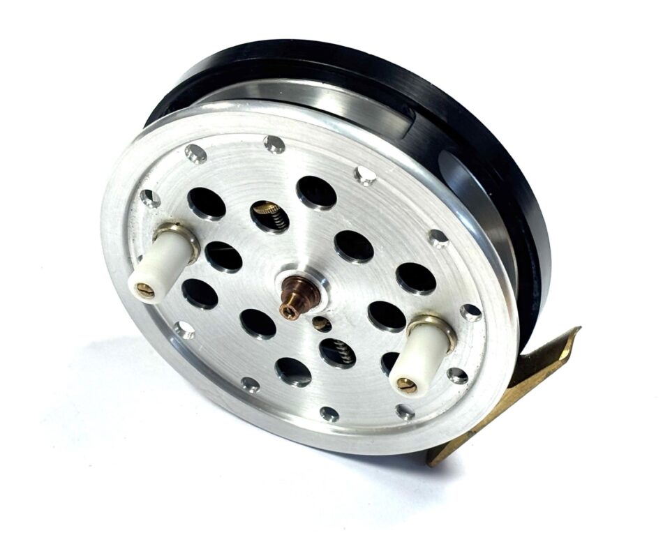 Tom Kelsey Terry Daniels 4″ Narrow Drum Flick Em Trotting Reel Super