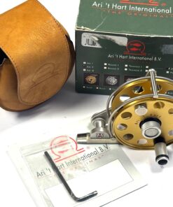 Ari T Hart 'ARI II' LHW 2.75″ Fly Reel Gold Finish Made In Holland