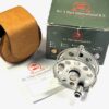 Ari T Hart 'Triangle II' LHW 2.75″ Fly Reel Silver Finish Made In Holland