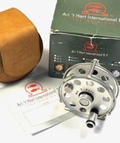 Ari T Hart 'Triangle II' LHW 2.75″ Fly Reel Silver Finish Made In Holland