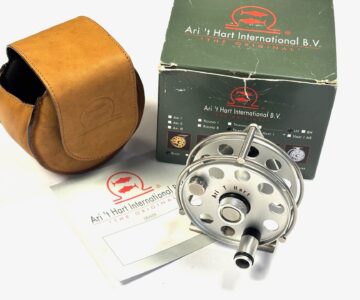 Ari T Hart 'Triangle II' LHW 2.75″ Fly Reel Silver Finish Made In Holland