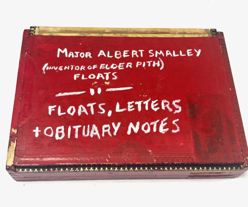 Floats & Letters From Major A Smalley Referencing The Elder Pith Float Peter Wheat Collection