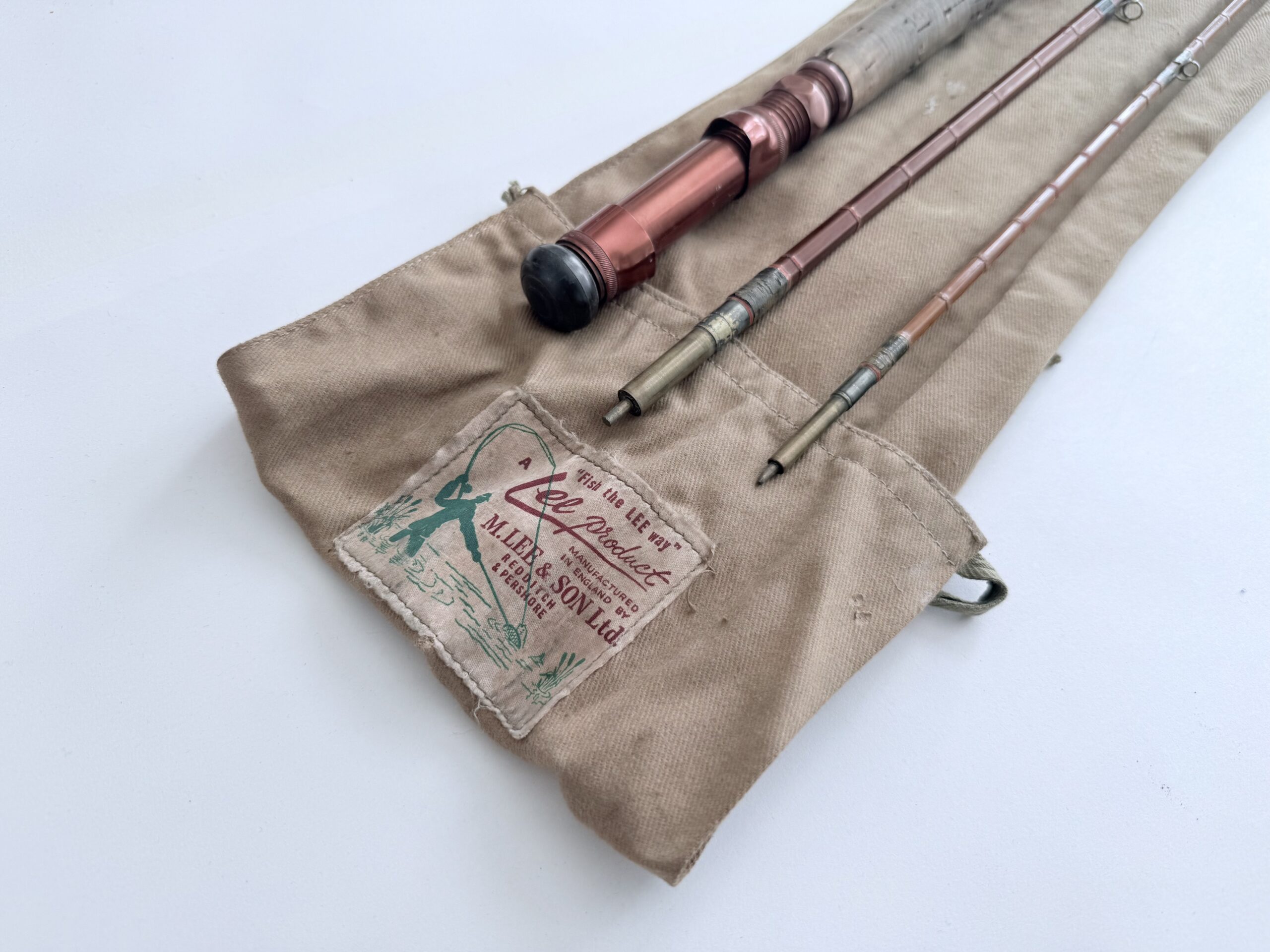 Lees of Redditch 12ft Black Devil Cane Trout Fly Rod
