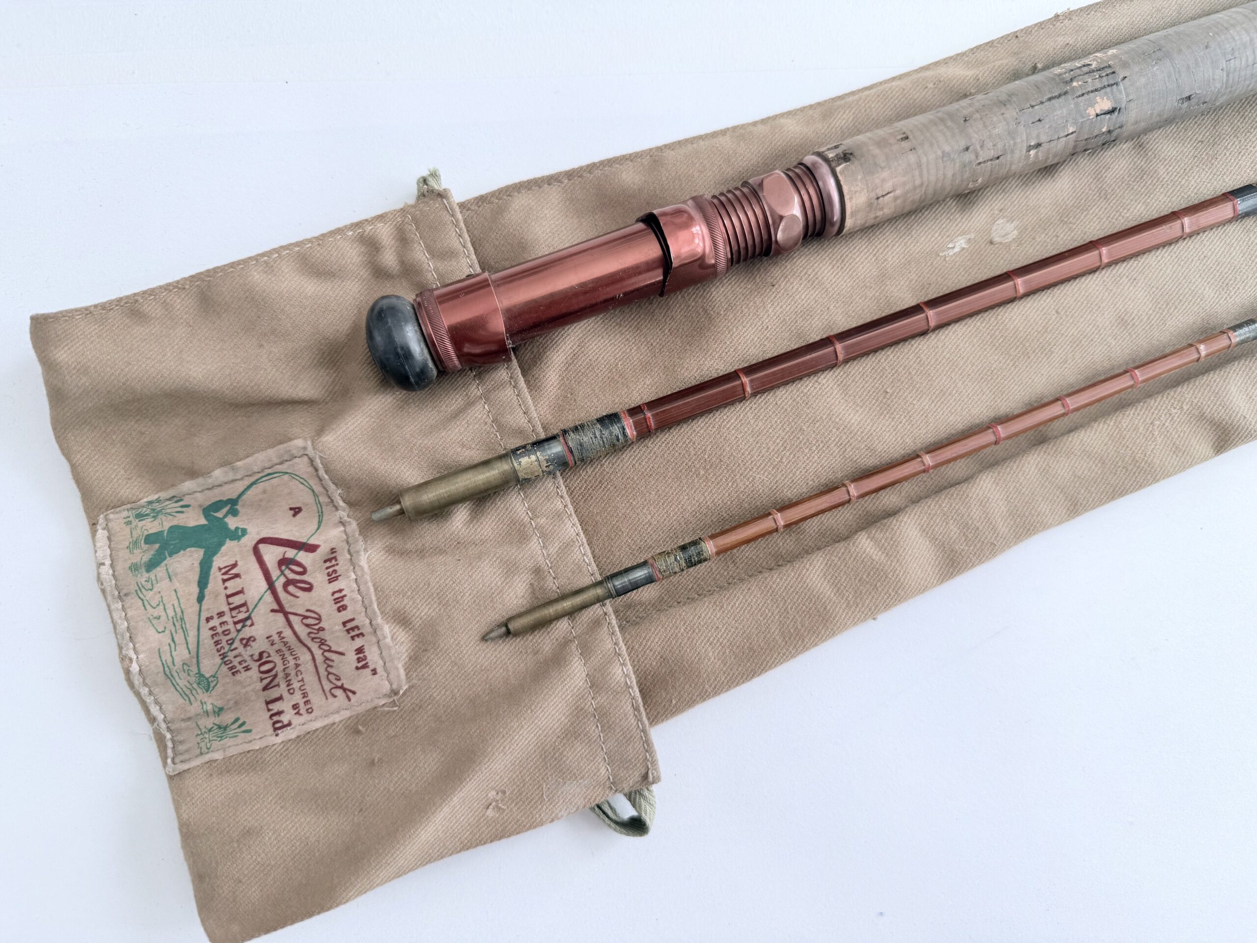 Lees of Redditch 12ft Black Devil Cane Trout Fly Rod