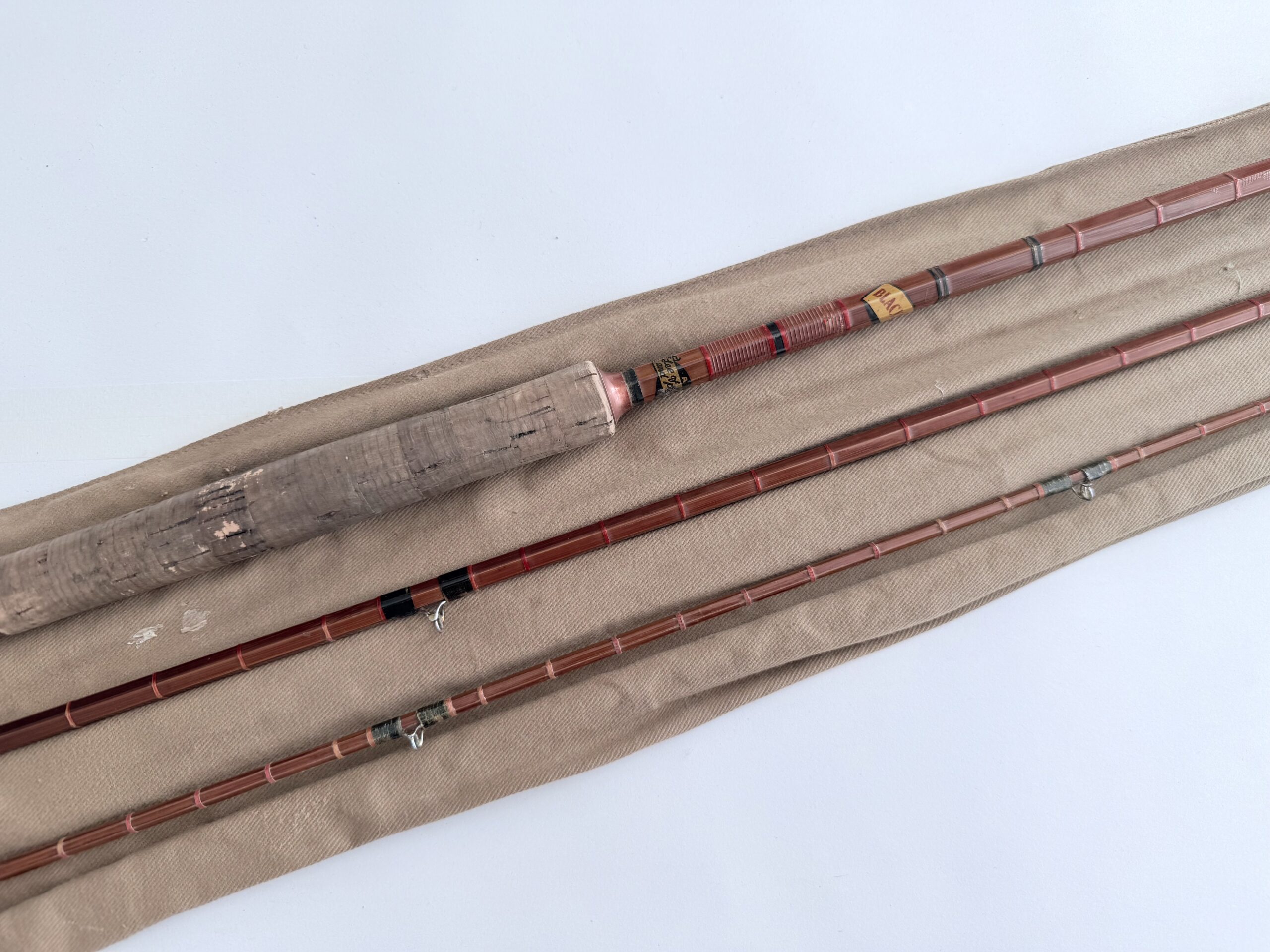 Lees of Redditch 12ft Black Devil Cane Trout Fly Rod