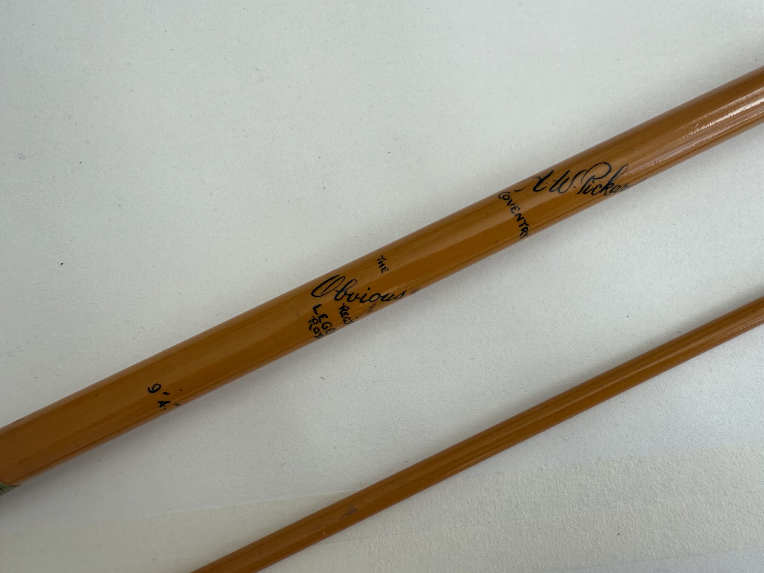 LW Pickford 9ft 4in Cane Swing Tip Rod