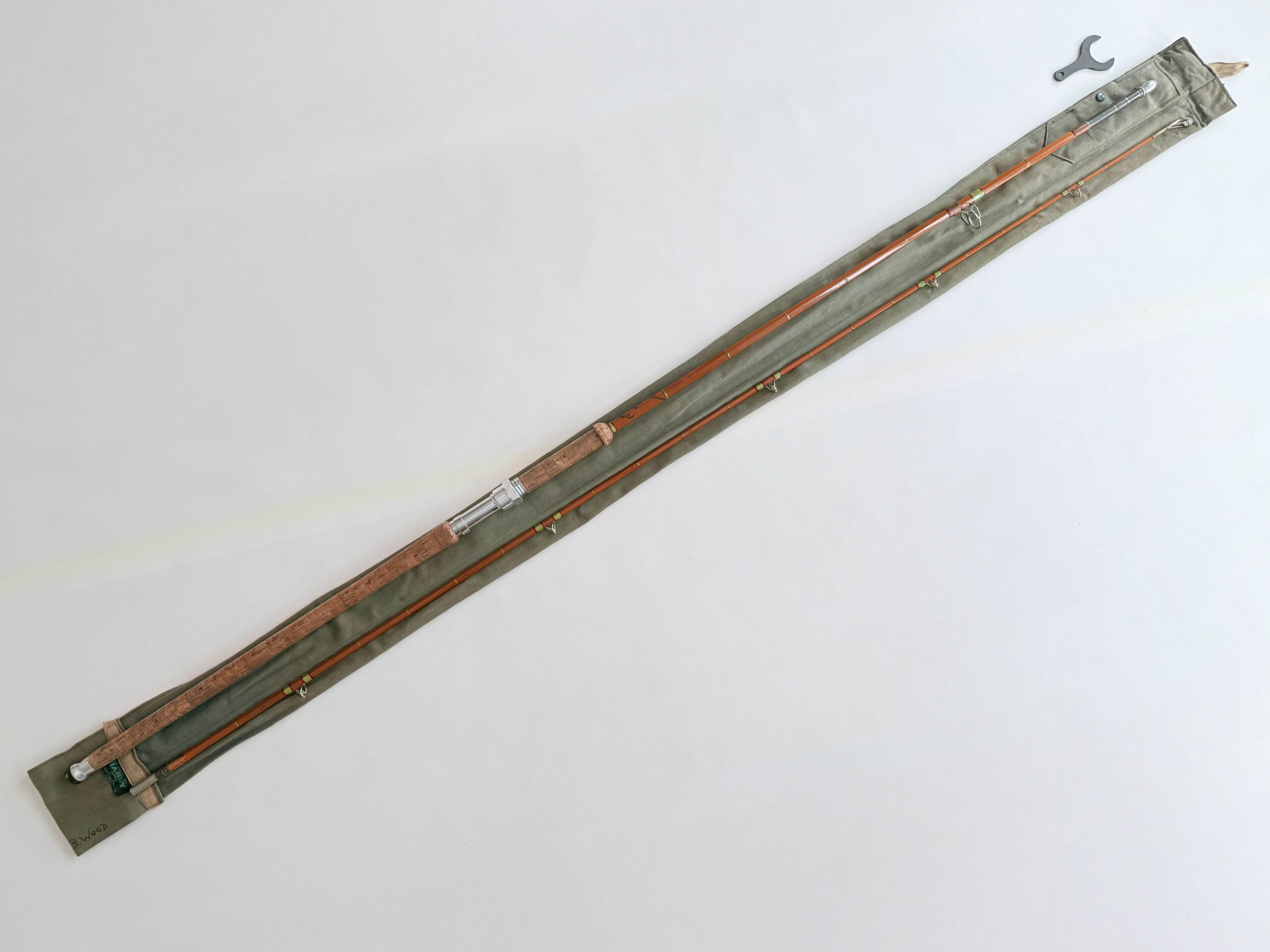 Hardy 9ft 6in LRH No.2 Cane Spinning Rod