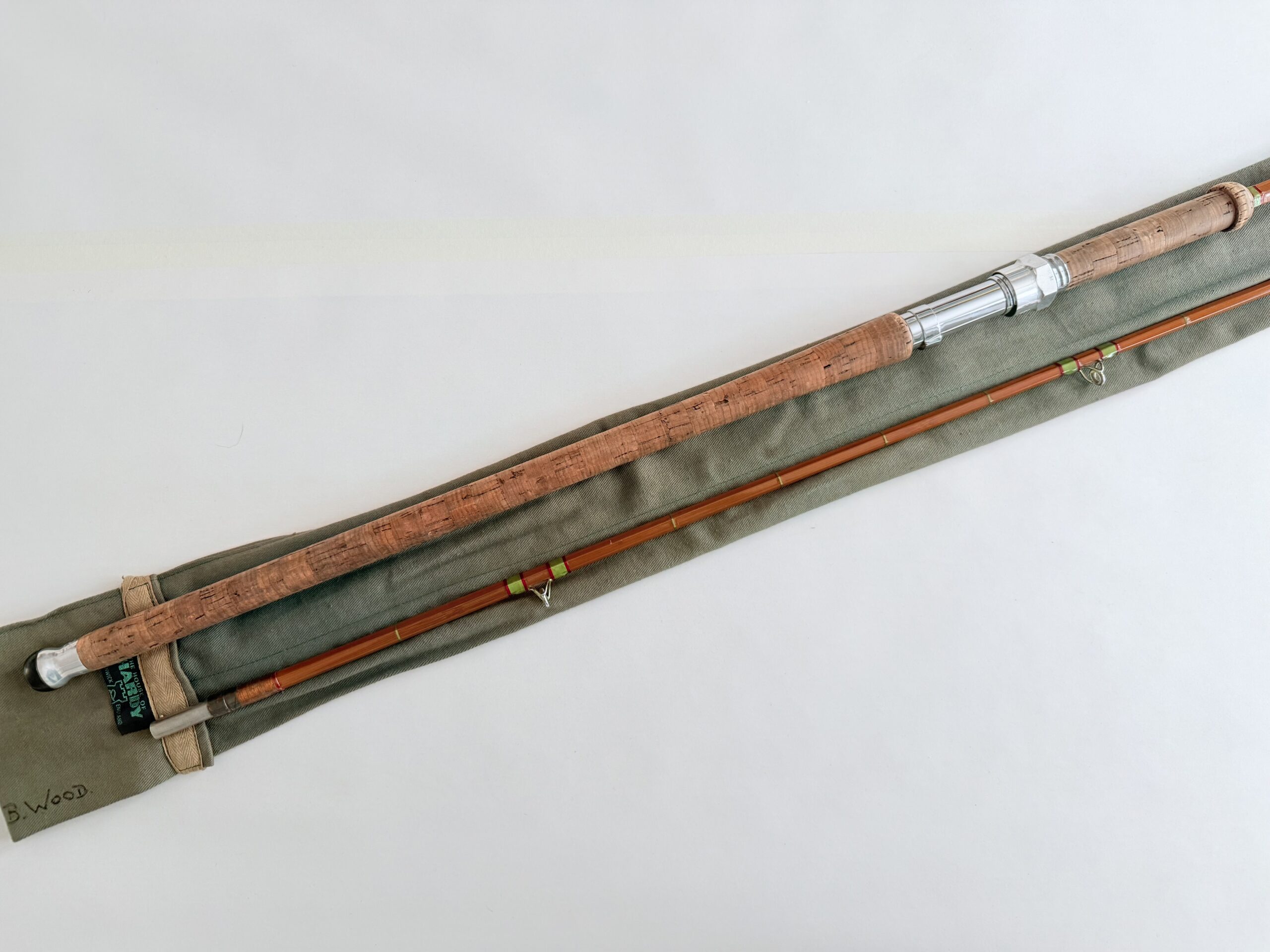 Hardy 9ft 6in LRH No.2 Cane Spinning Rod