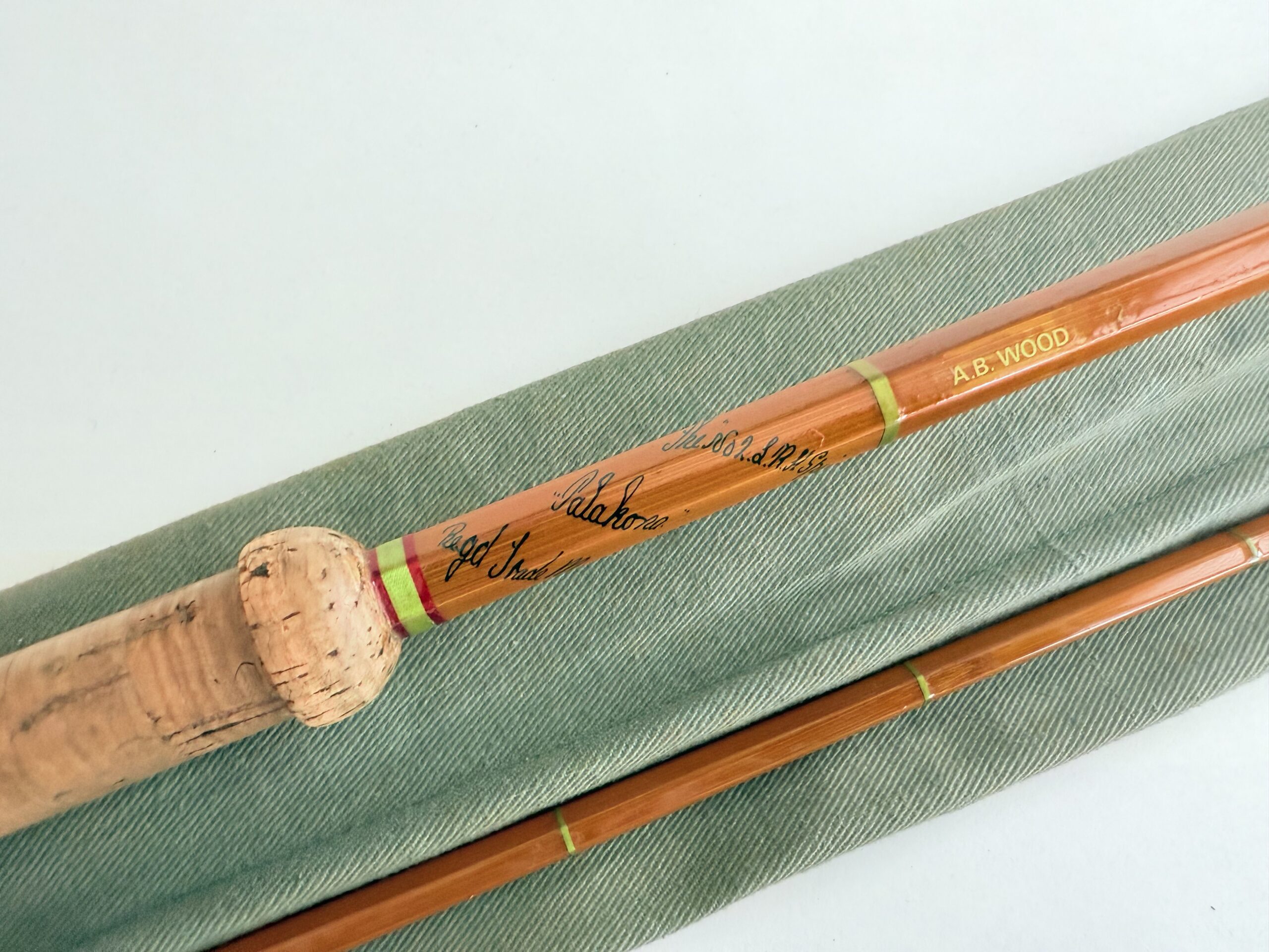 Hardy 9ft 6in LRH No.2 Cane Spinning Rod