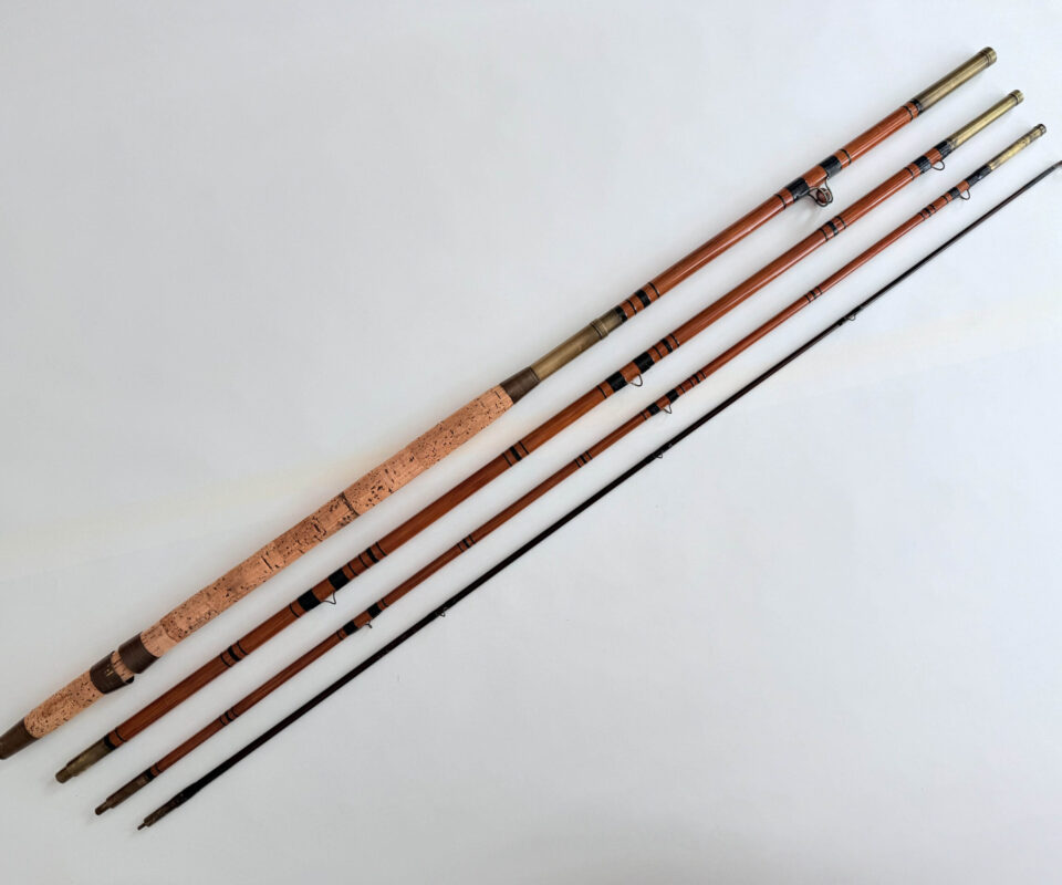 13ft Thames Style Whole Cane Roach Rod with Greenheart Tip