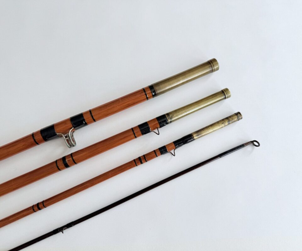 13ft Thames Style Whole Cane Roach Rod with Greenheart Tip