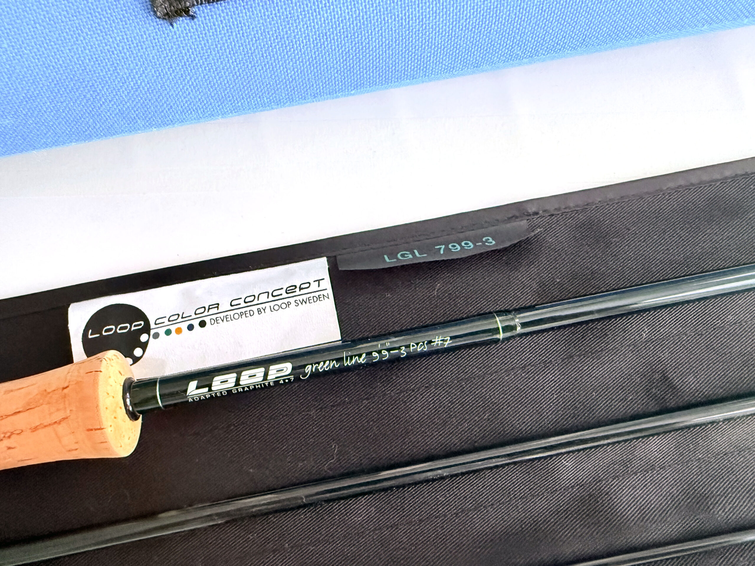 Loop Green Line Series 9’9" Saltwater or trout fly fishing rod - Image 9