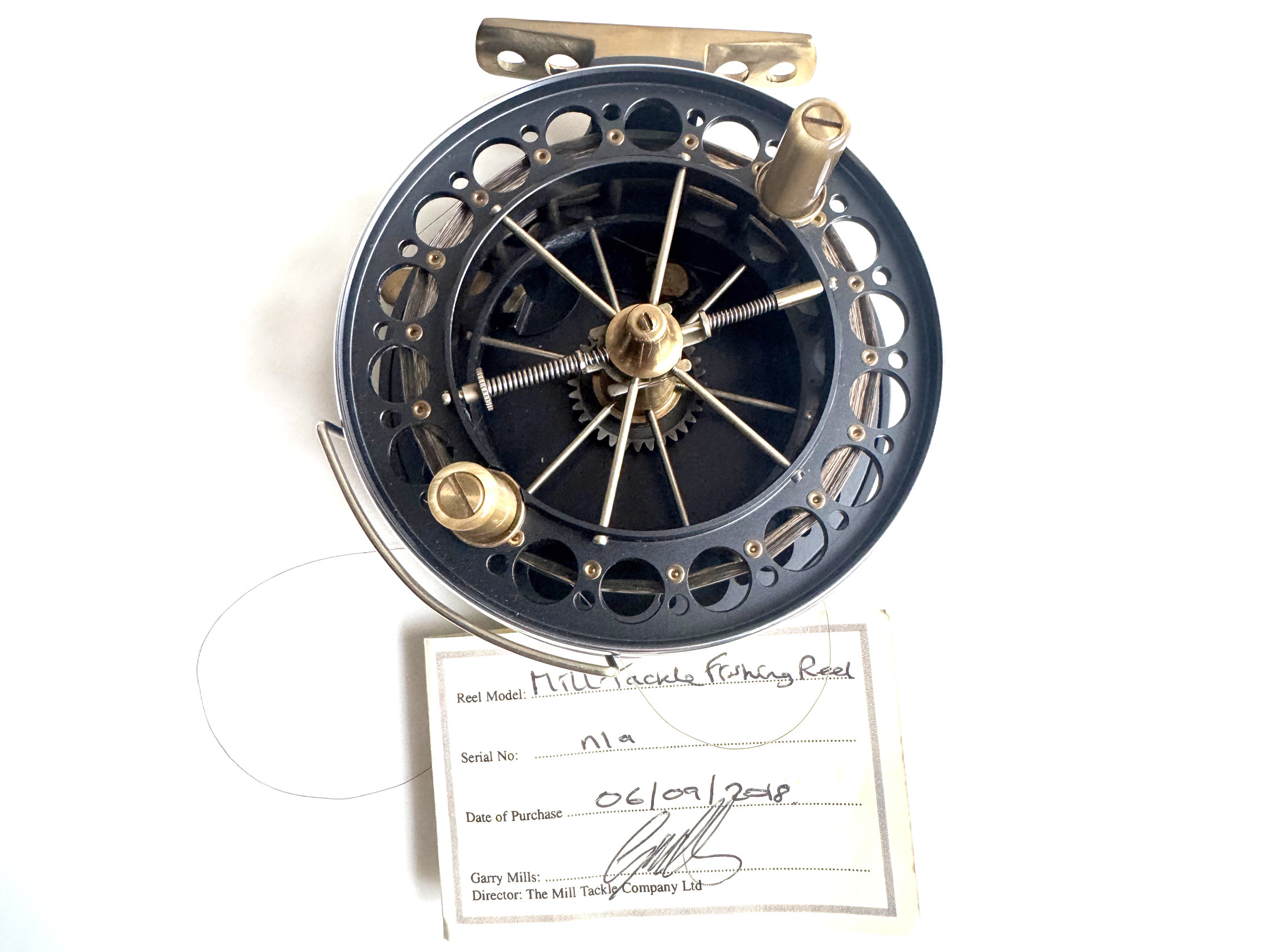 Gary Mills “The Roach” Centrepin Reel 4 1/2' - Image 2