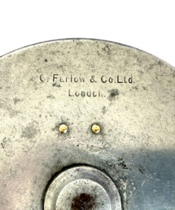 Alternative view of Allcocks T6 Ventilated Aerial (EXTRA RARE WITH GERMAN NICKLE SILVER RIM) 4" Centrepin Fishing reel (Farlows)