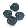 System Two 78 Made in England fly reel with three spare spools