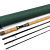 Bloke Speymaster 'Trebuchet' 12' 6" 4 piece salmon fly rod line #7/8 with bag and case