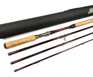 Alternative view of Michael Evans Arrowhead C SCRIM 4 piece salmon fly rod 15' spey caster line #10/11 FINE