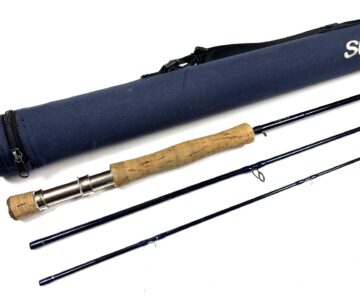Alternative view of Scierra EDP 9.6 four piece travel fly rod fine condition #8 fast tip action with tube