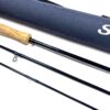 Scierra EDP 9.6' four piece travel fly rod fine condition #8 fast tip action with tube