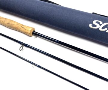 Scierra EDP 9.6' four piece travel fly rod fine condition #8 fast tip action with tube
