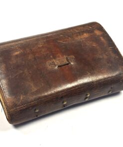 Alternative view of FRANCIS WALBRAN 'THE TOD FLY BOOK' Antique Leather Fly Fishing Wallet With Flies EX RARE