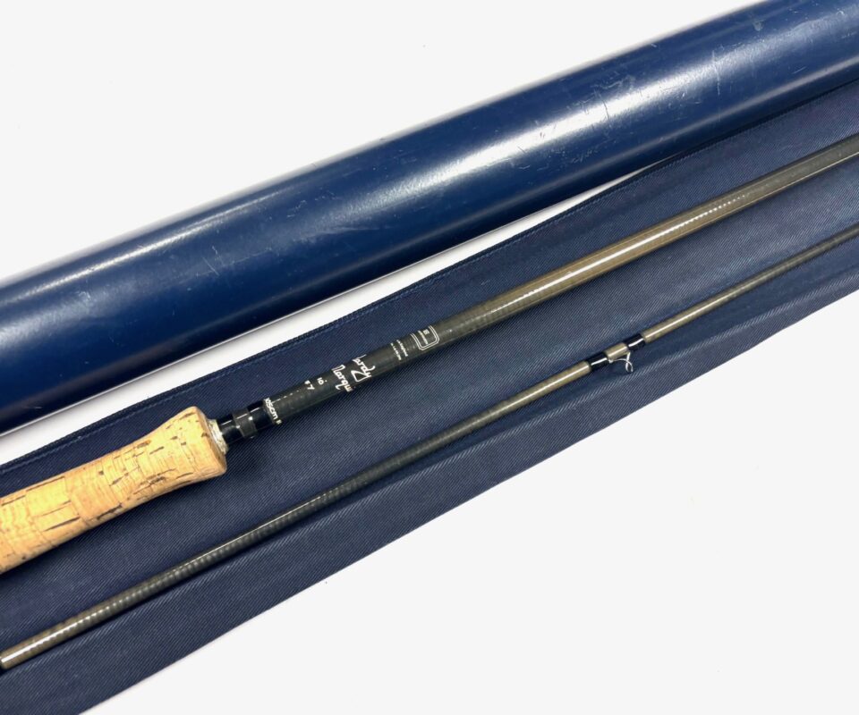 Hardy Marquis 10′ Two Piece Trout Fly Rod Line #7 With Bag & Tube