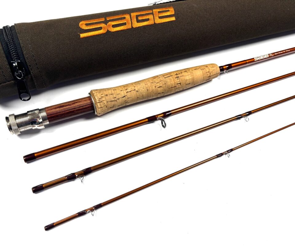Sage FLi 7' 6" 4 piece graphite trout fly rod #4 fine with Sage tube