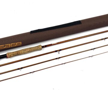 Sage FLi 9' 6" 4 piece graphite trout fly rod #7 fine with Sage tube
