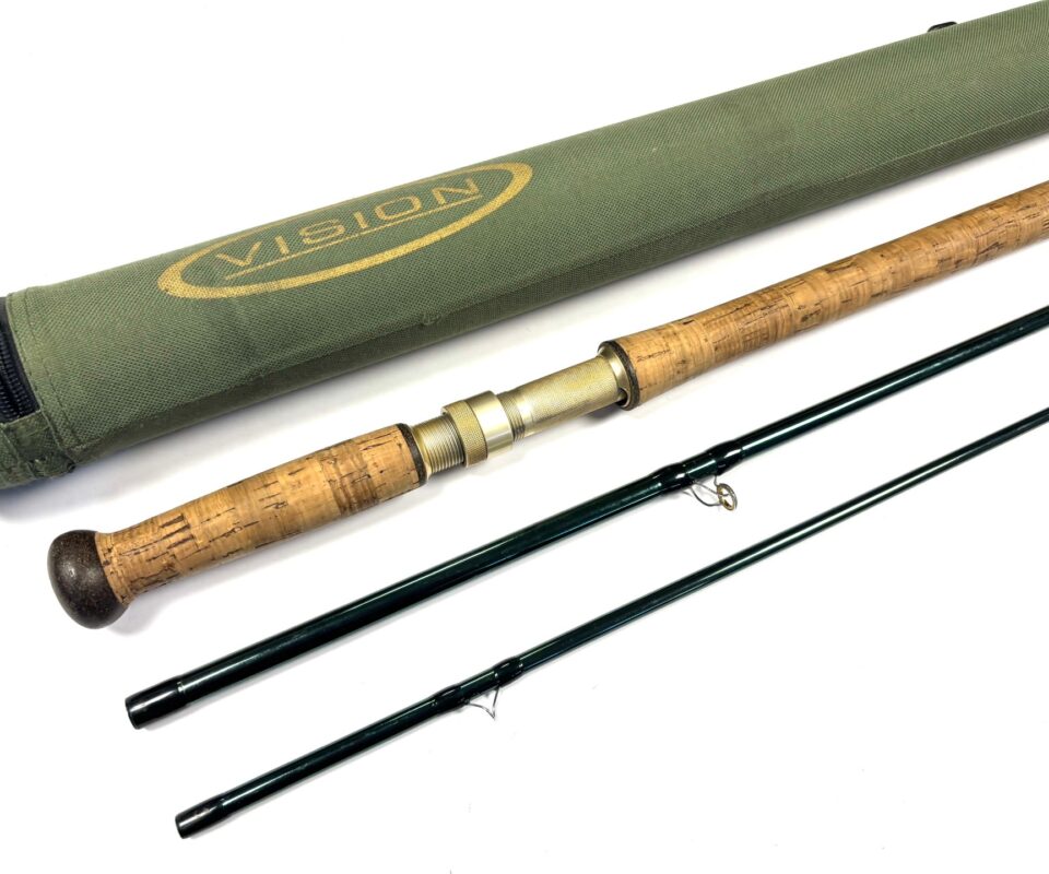 Vision Catapult GT4 15' line #11 Salmon Switch Fly Rod In Case