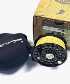 Lamson Velocity V2 large arbor trout fly reel with case and box